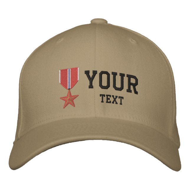 Casquette Brodée Étoile de bronze OEF (Devant)