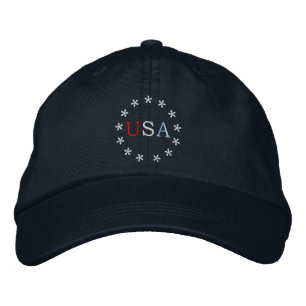 Casquette Brodée Étoiles USA