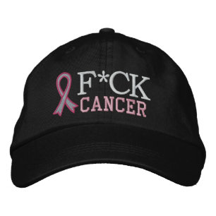 Casquette Brodée F*CK Cancer du sein