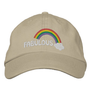 Casquette Brodée Fabuleux Gay pride arc-en-ciel
