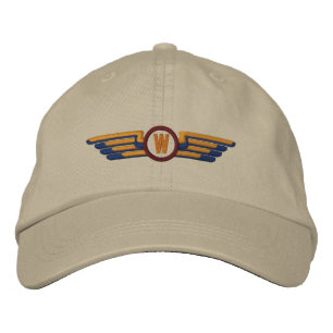 Casquette Brodée Faites vos lauréats Monogrammes de l'aviation Ail