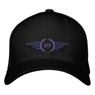 Casquette Brodée Faites vos lauréats Monogrammes de l'aviation Aile