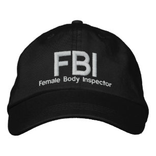 CASQUETTE BRODÉE FBI