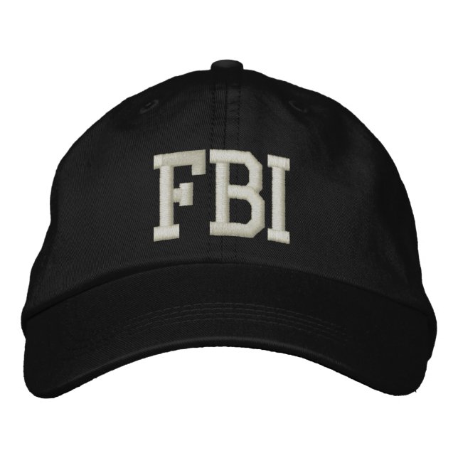 CASQUETTE BRODÉE FBI (Devant)