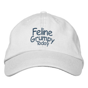 Casquette Brodée Feline Grumpy aujourd'hui
