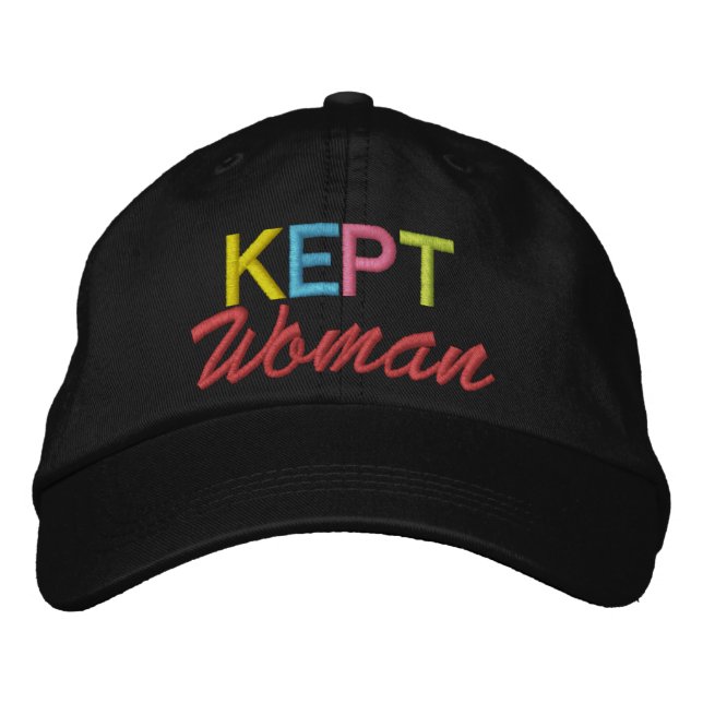 Casquette Brodée Femme gardée par SRF (Devant)
