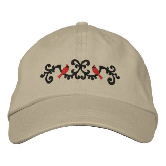 Casquette Brodée Fer forgé et cardinaux