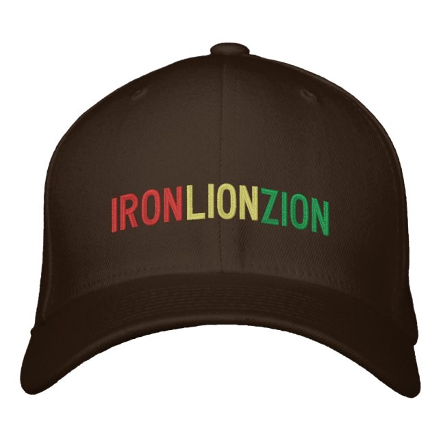 Casquette Brodée FER LION ZION (casquette) (Devant)