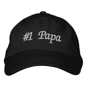 Casquette Brodée Fête des pères du papa #1 (papa de numéro un)