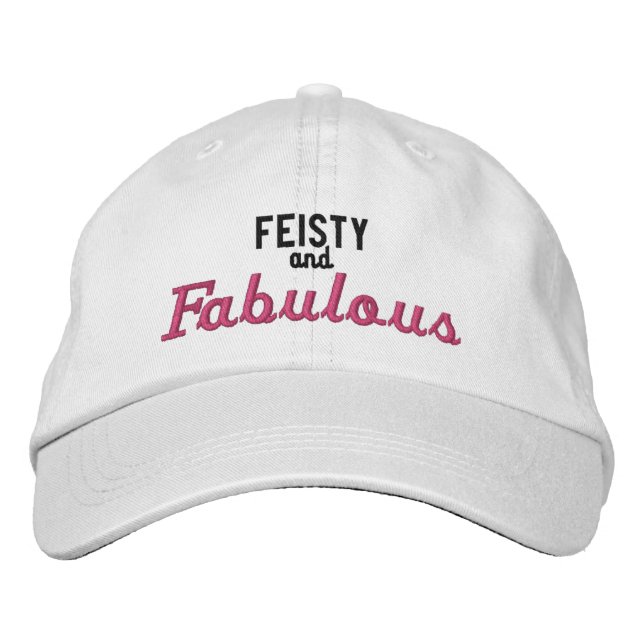 Casquette Brodée Fête et fabuleux (Devant)