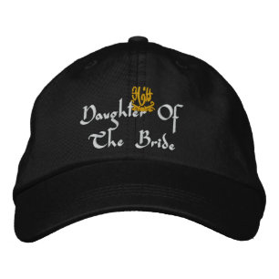 Casquette Brodée Fille De L'Épouse Mariage Je Brown