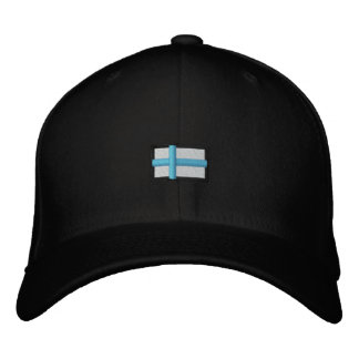 Casquette Brodée Finlande (Casquette noir_