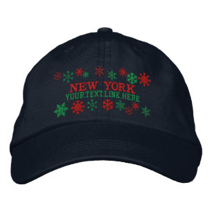 Casquette Brodée Flèches de neige personnalisées à New York