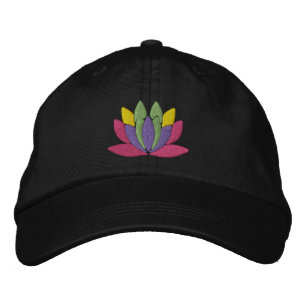 Casquette Brodée Fleur de Lotus