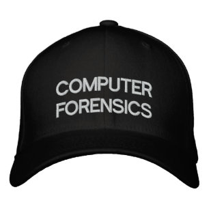 CASQUETTE BRODÉE FORENSIQUE INFORMATIQUE
