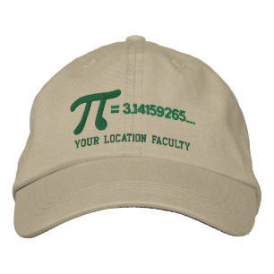 Casquette Brodée Formule de Personalizable pi