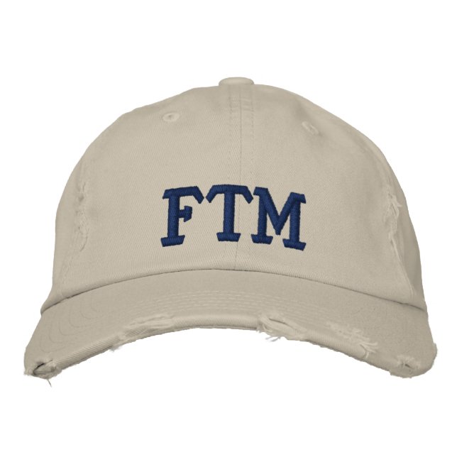 CASQUETTE BRODÉE FTM (Devant)