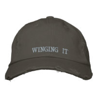 Fun Wing It Citation Russe Personnalisé Grey