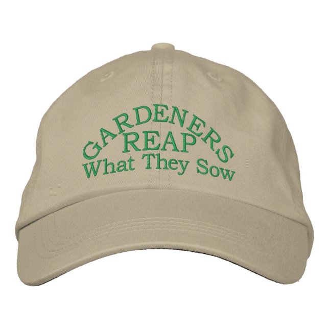 Casquette Brodée Gardener (Devant)