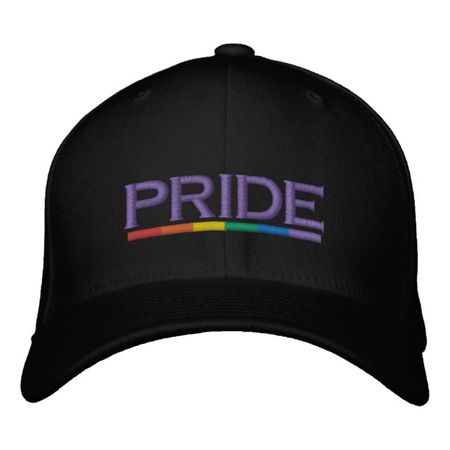 Casquette Brodée Gay pride Rainbow Drapeau Cool et moderne (Devant)