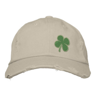 Casquette Brodée Gold Four Leaf Clover St. Patricks