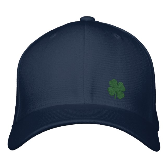 Casquette Brodée Gold Four Leaf Clover St. Patricks - PERSONNALISAB (Devant)