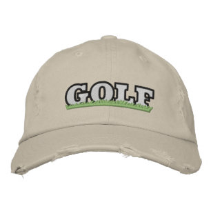 Casquette Brodée GOLF brodé en détresse