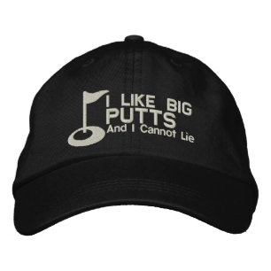 Casquette Brodée Golfer J'Aime Les Grosses Puttes Et Je Ne Peux Pas