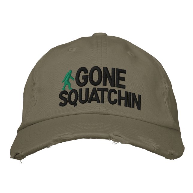 Casquette Brodée Gone Squatchin Deluxe version (Devant)