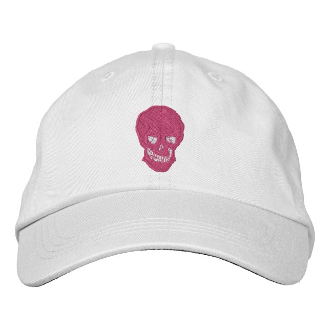 Casquette Brodée Goth Chick (Devant)