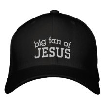 Grand Fan de Jésus Texte Seulement - Modifiable
