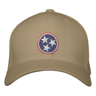 Casquette Brodée Graphique dynamique de drapeau d'état du Tennessee