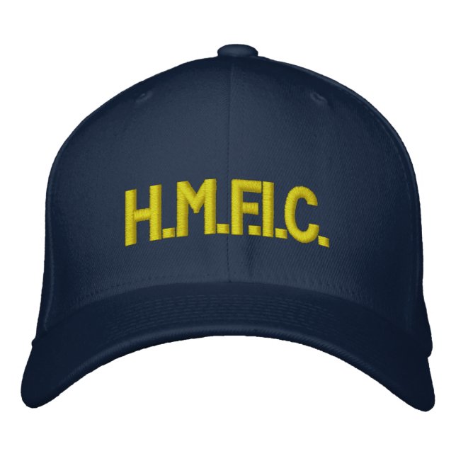 CASQUETTE BRODÉE H.M.F.I.C. (Devant)