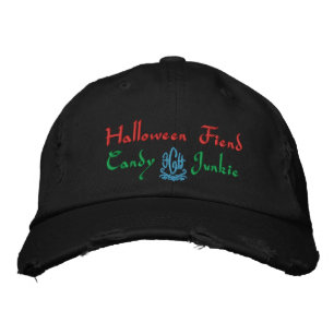 Casquette Brodée Halloween Fiend Candy Junkie En Noir