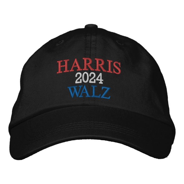 Casquette Brodée Harris Walz Élection 2024 (Devant)
