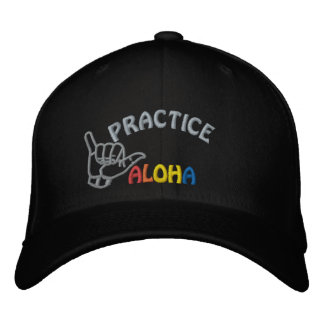 Casquette Brodée Hawaii Pratique Aloha Shaka (Hang lâche)