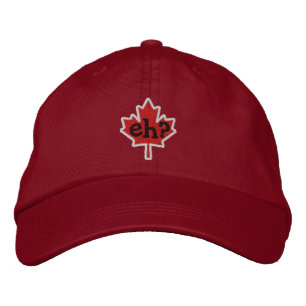 Casquette Brodée Hein canadien ? Broderie Feuille d'érable