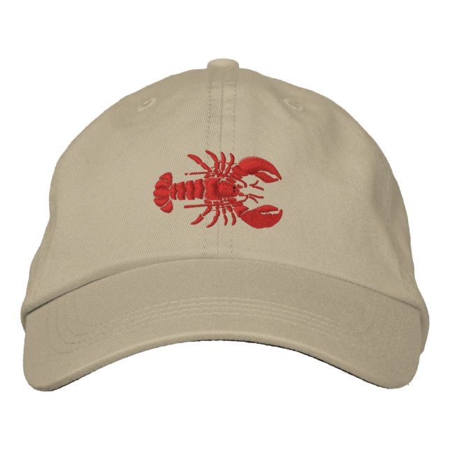 Casquette Brodée Homard (Devant)
