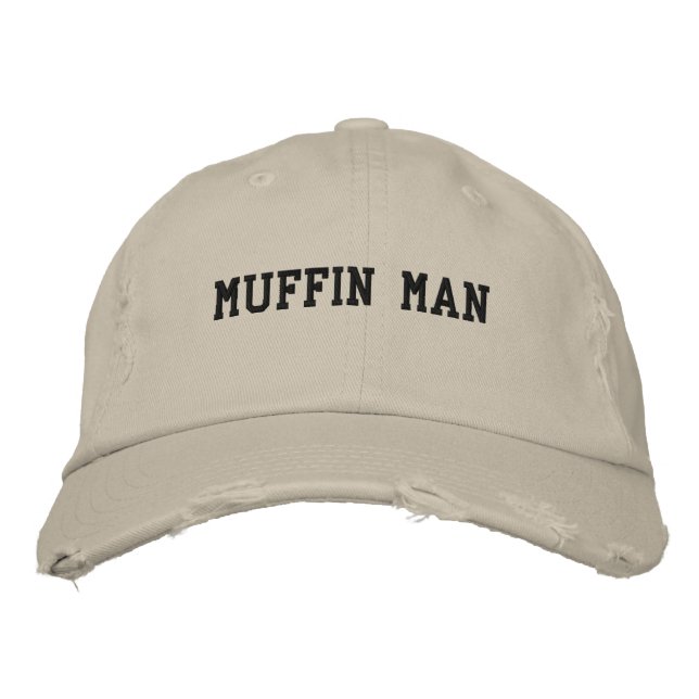 Casquette Brodée homme muffin (Devant)