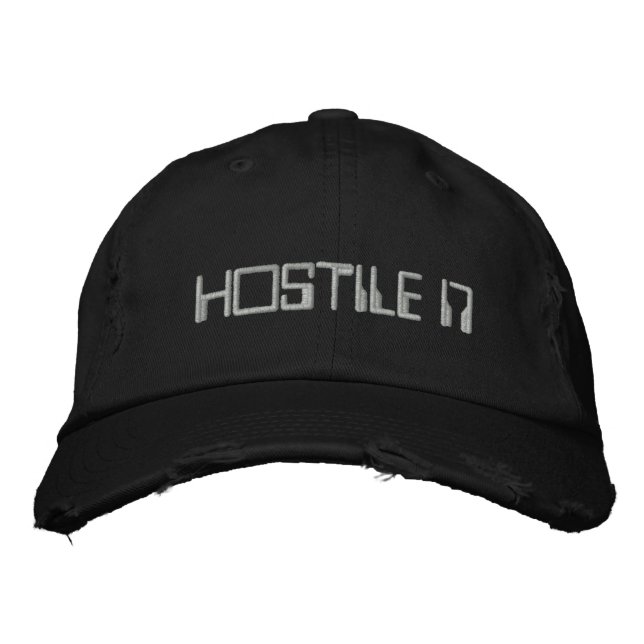 CASQUETTE BRODÉE HOSTILE 17 (Devant)