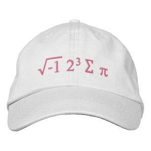 Casquette Brodée i 8 sum pi - J'Ate Mangé Certains Pi Funny Math Ca