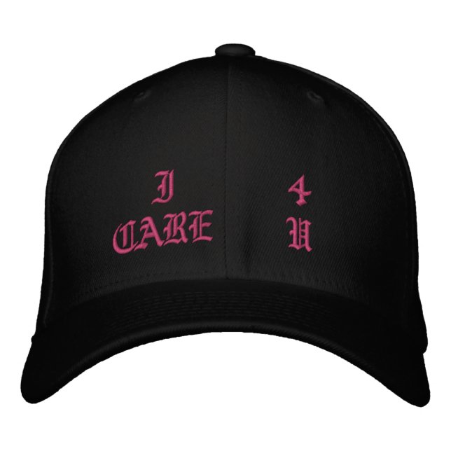 Casquette Brodée Icare360 'I Care 4 U' Cap (Devant)