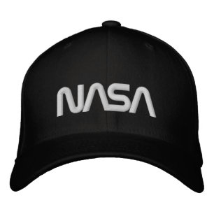 Casquette Brodée Iconique NASA Circa Eclipse Laine Noire