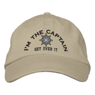 Casquette Brodée I'm the Capt Get Over It Wheel