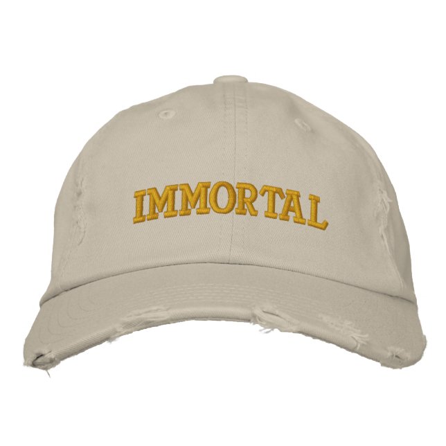 Casquette Brodée Immortel (Devant)