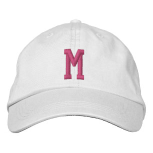 Casquette Brodée Initiale gras en monogramme personnalisé