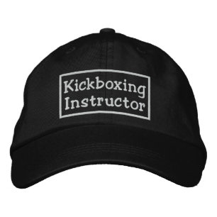 Casquette Brodée Instructeur de kickboxing