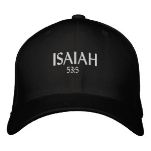 Casquette Brodée ISAIAH 53:5 (ajouter le nom ou les initiales)
