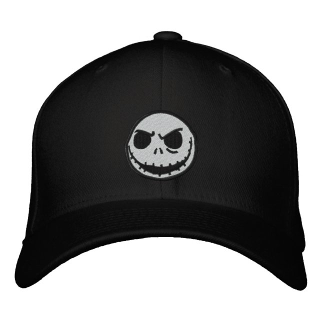 Casquette Brodée Jack Skellington (Devant)