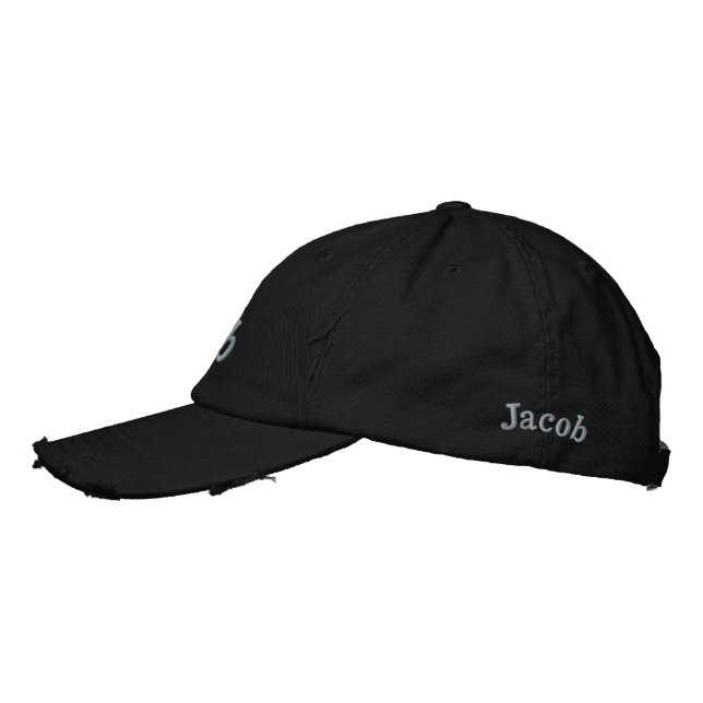 Casquette Brodée Jacob Nom Brodé, (Gauche)